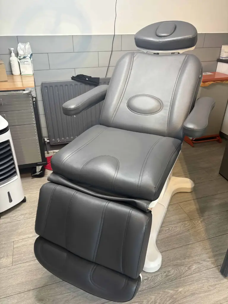 Recoloured Salon Leather Chair