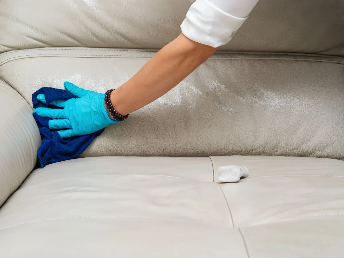 how to remove pen marks from leather couch