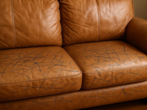 how to remove pen marks from leather couch