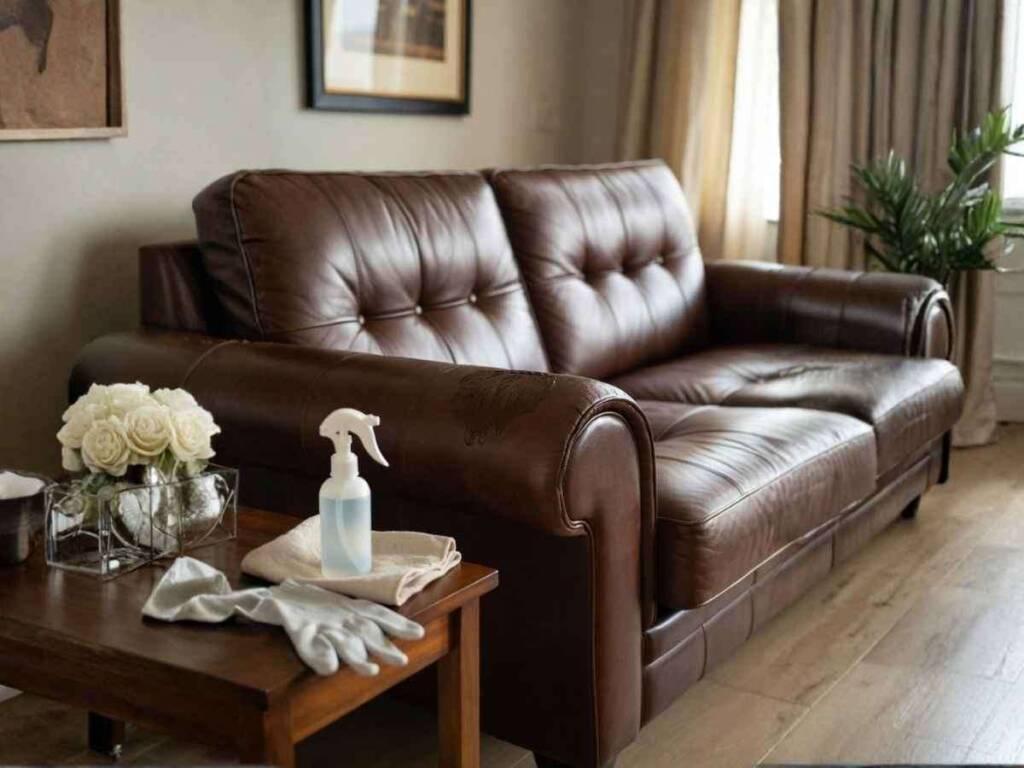 The Best Way to Clean Greasy Marks on Leather Sofas According to Experts